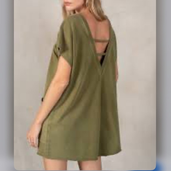 Anthropologie LaBiz Pocket Romper Size 8 - Picture 7 of 7